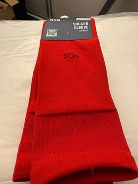 Under Armour Red Soccer Sleeve Socks - 2 Pack